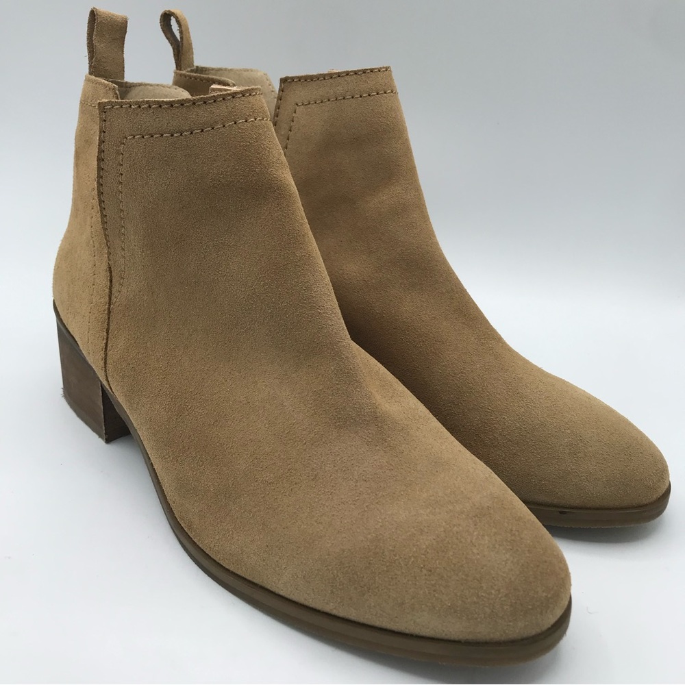 COCONUTS BY‎ MATISSE CARUSO Brown Tan Suede Leather Ankle Booties Women's US 9